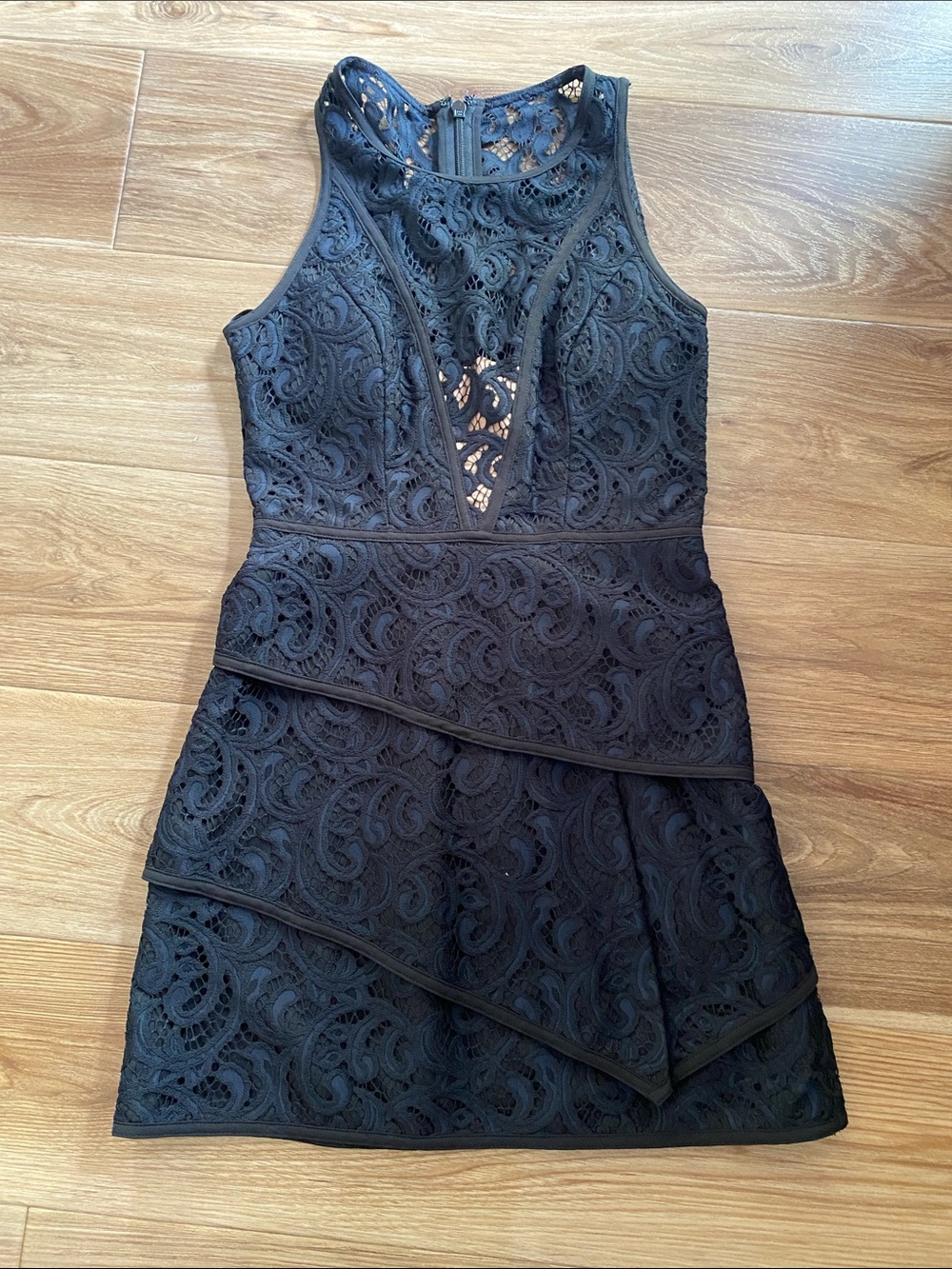 Black  lace mini dress